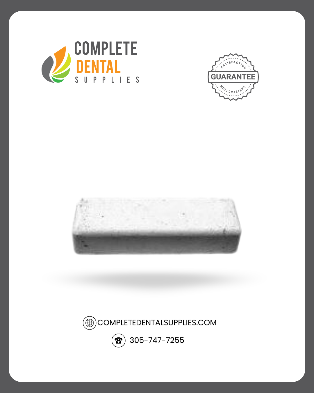 White High Shine, Bes Qual Polishing Compound 1lb -bar