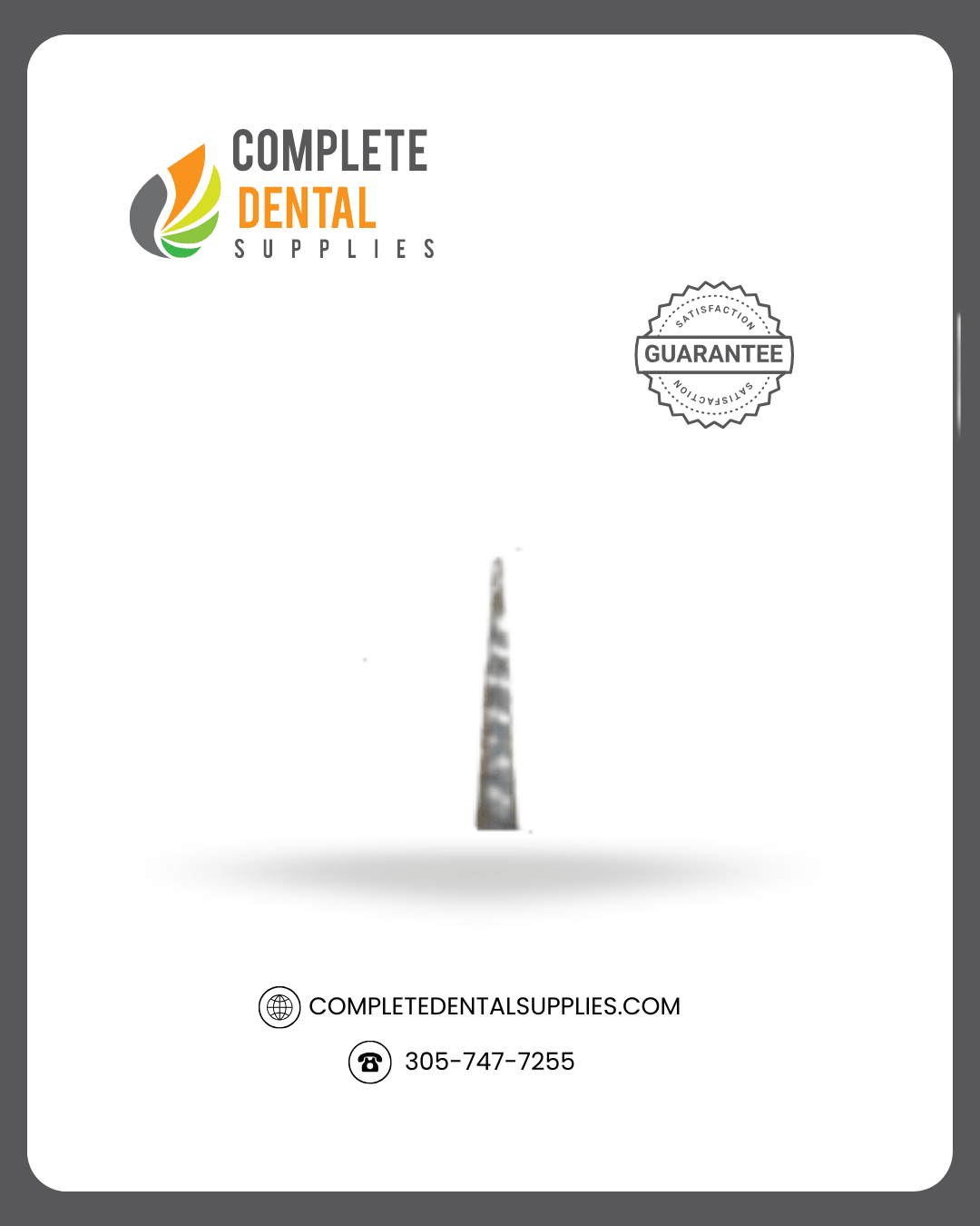Lab Carbide Bur M8, Taper (HP Shank 2.35 mm)