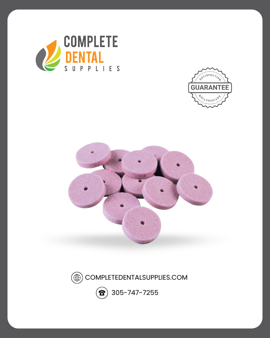 TCS-Pink Grinding Wheels, 100/box