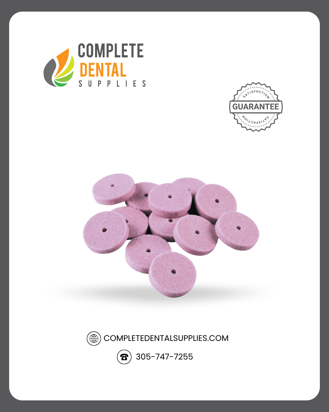TCS-Pink Grinding Wheels, 100/box