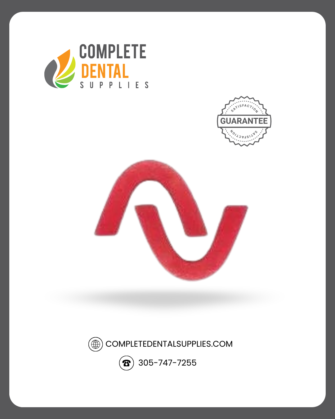 Anatomic U Shape Bite Block Medium, Pink, 72 pcs/box