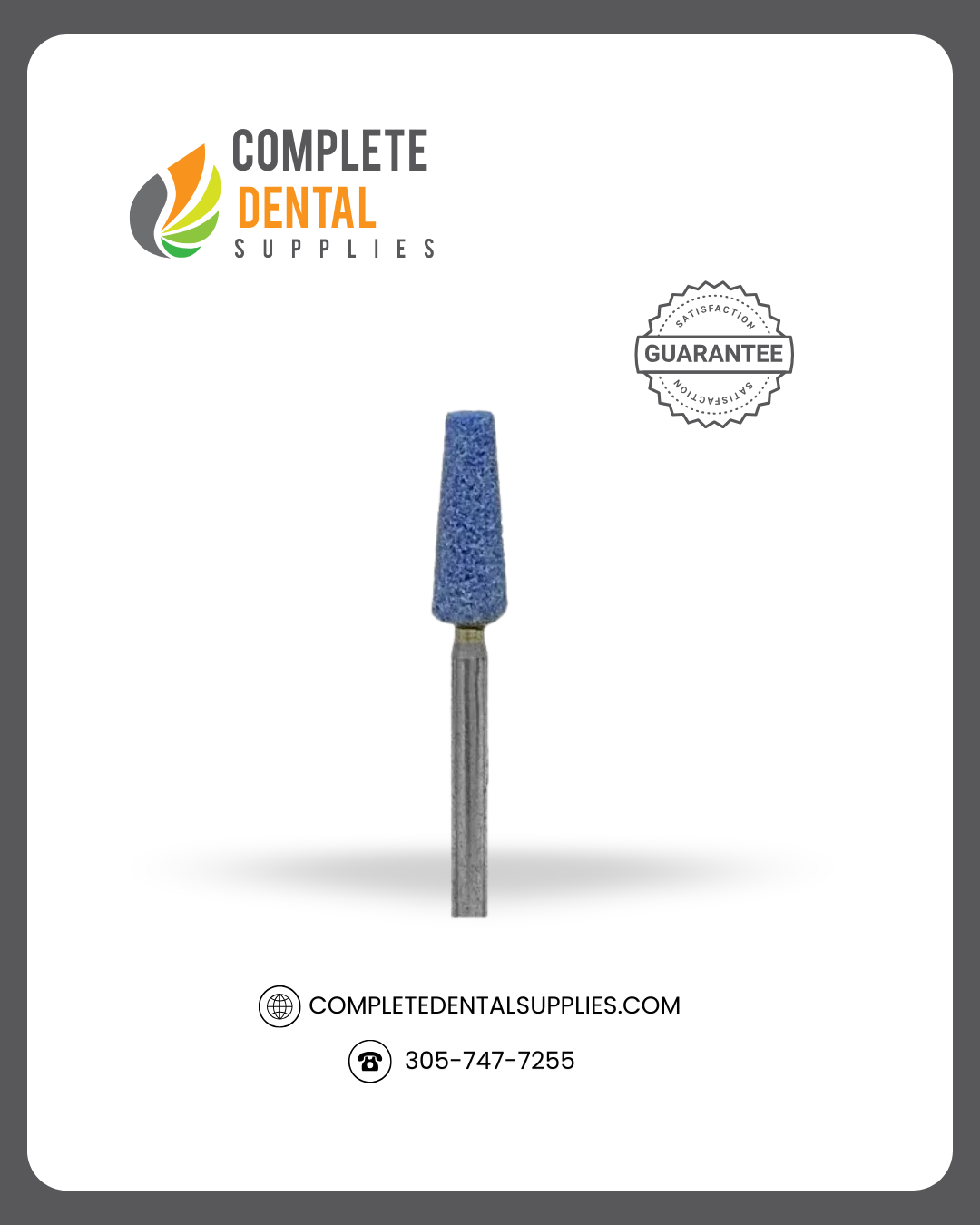 Blue Mounted Stones (HP Shank) B030,TAPER, 100 pcs/box.