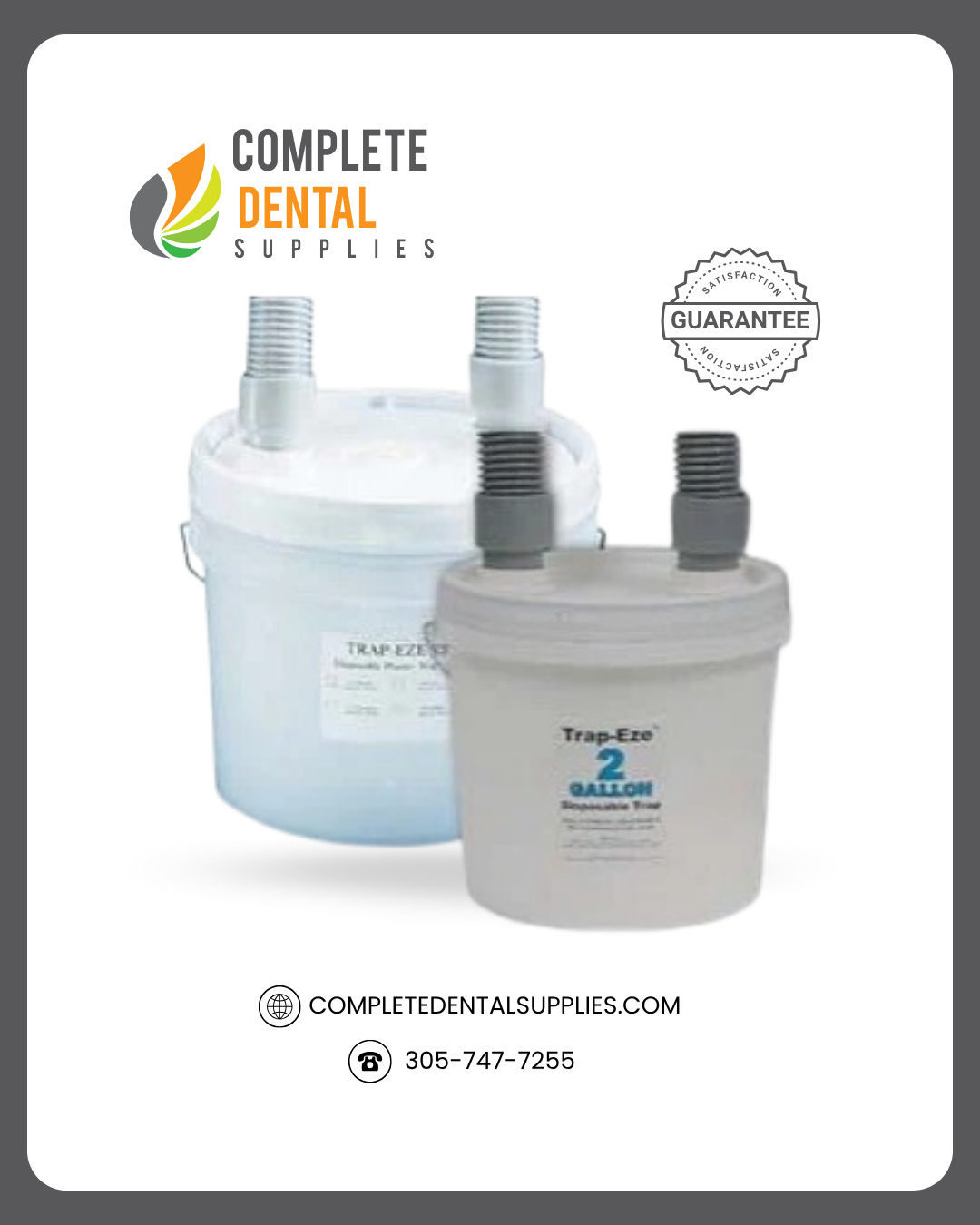 5 Gal Trap-Eze Disposable Plaster Trap, Complete Kit