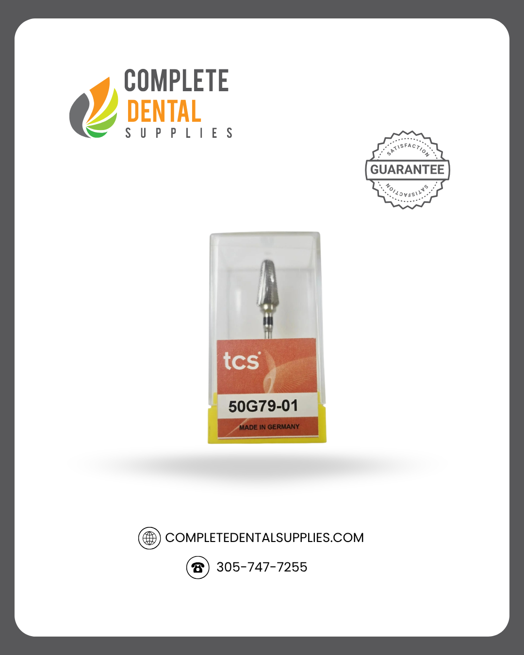 TCS Carbide Bur 50G79-01, each.