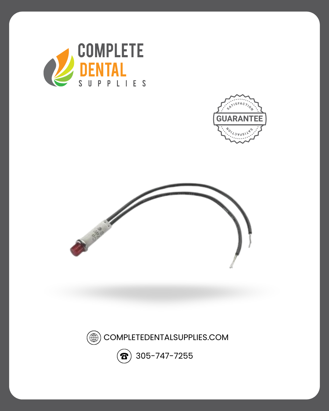 Indicator Light, Red, MDT, Tuttnauer.