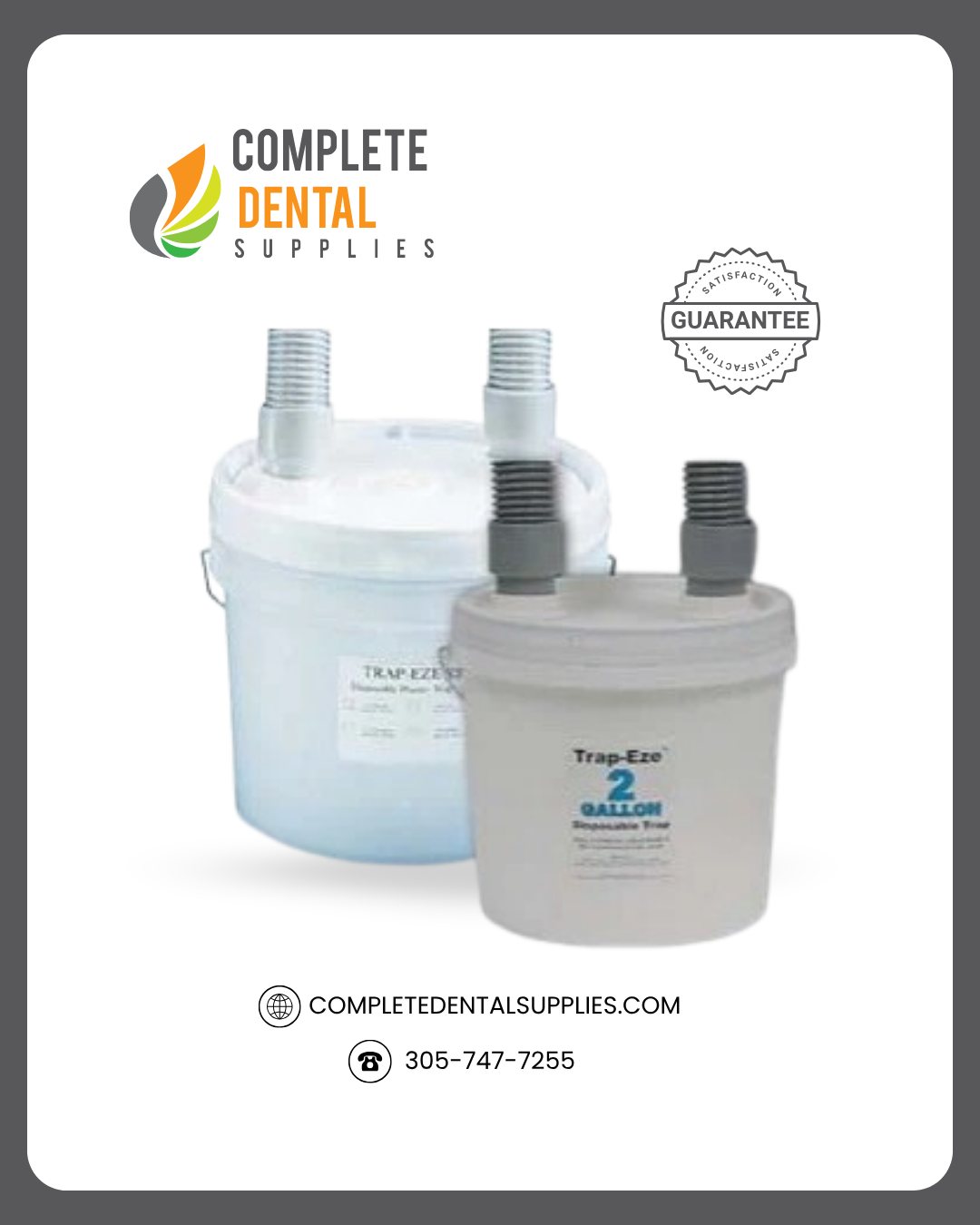 3 1/2 Gal Trap-Eze™ Disposable Plaster Traps, Complete Kit