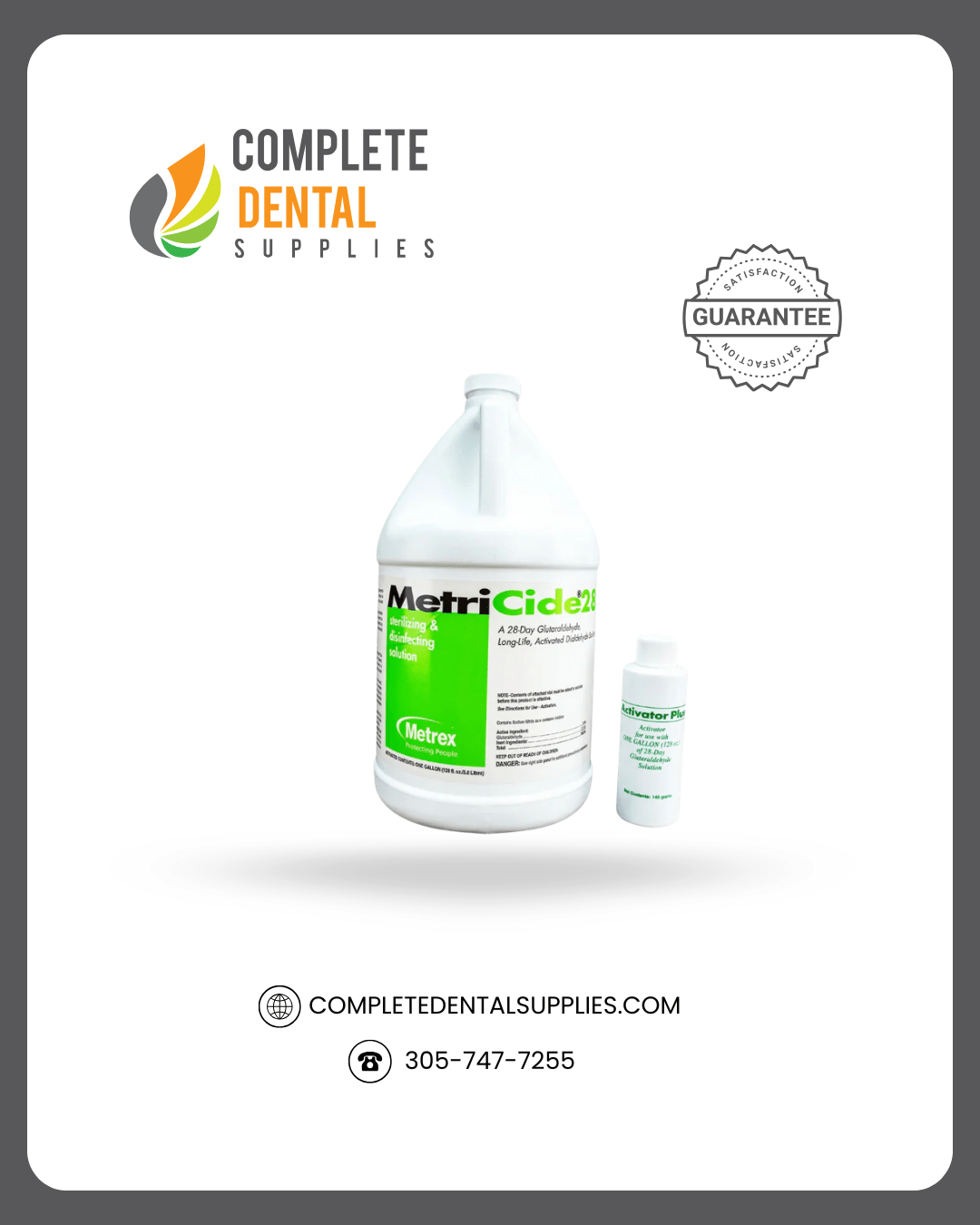MetriCide® 28 Glutaraldehyde High Level Disinfectant (Gallon)
