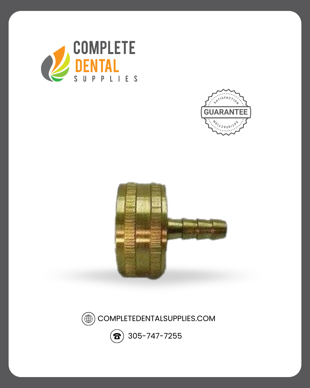 3/4" Garden Hose Female x 3/4" MPT, Each.