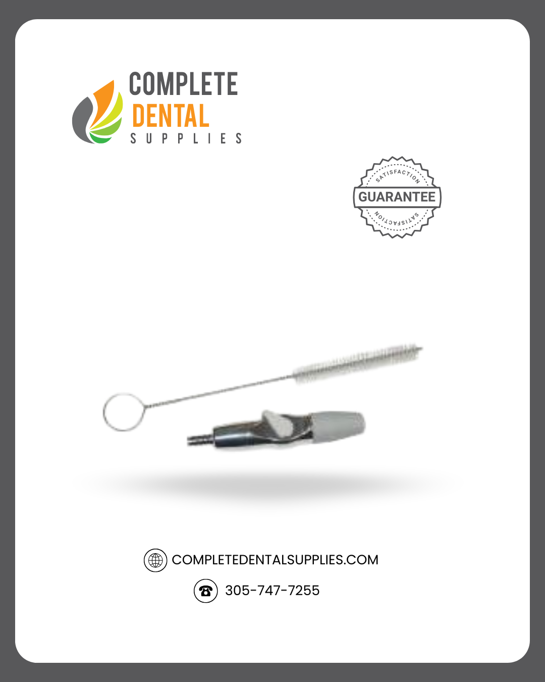 Economy Autoclavable Saliva Ejector w/Quick Disconnect and Threaded Tip. each.