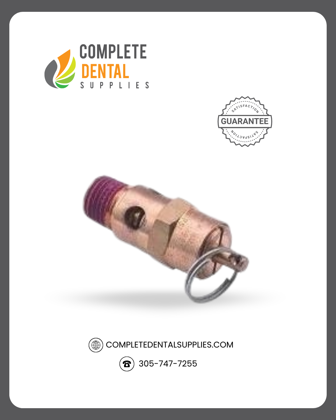 Relief Valve, 125 PSI