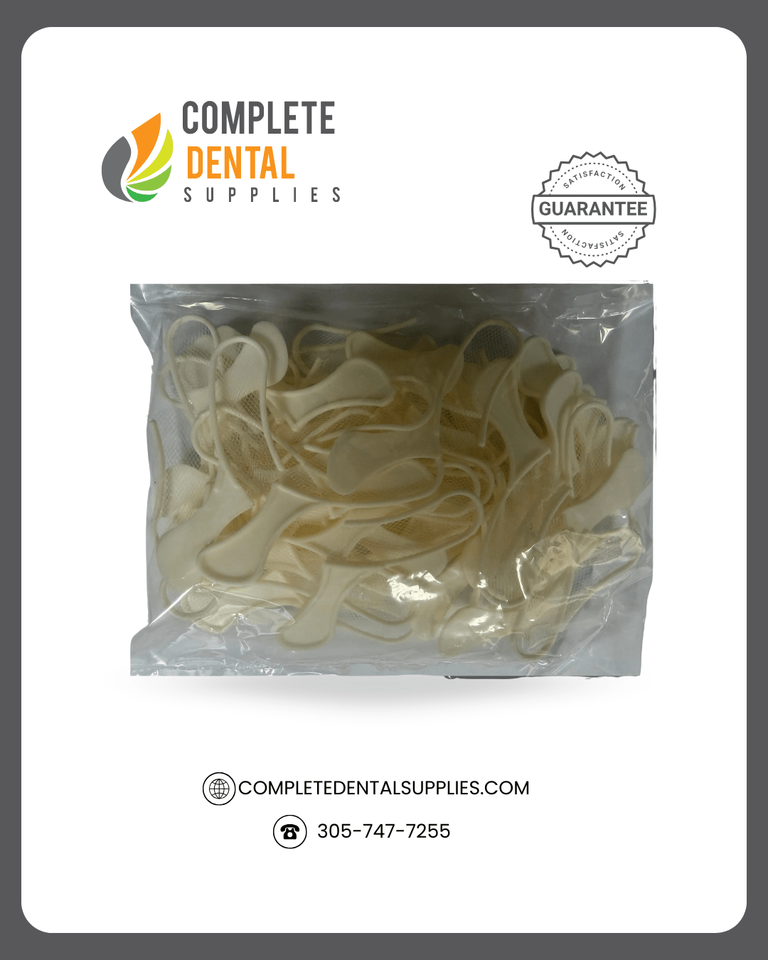 Bite Registration Trays Sideless Posterior, x-small half, 50pcs/bag