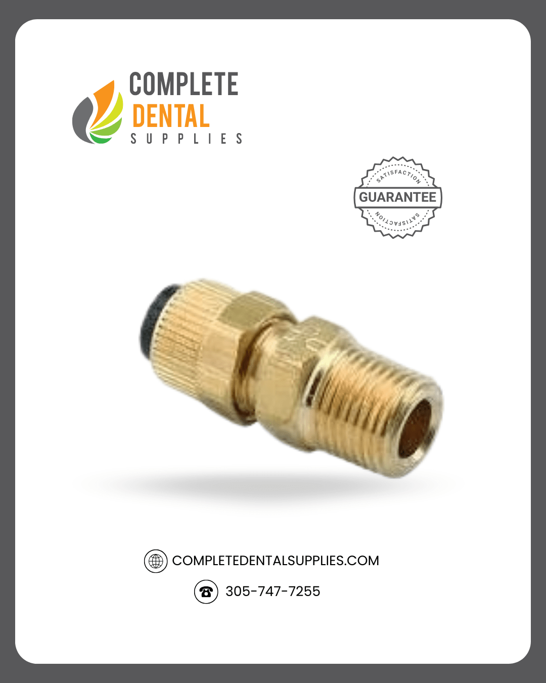 FTG 1/4 POLY x 1/8 MPT, each.