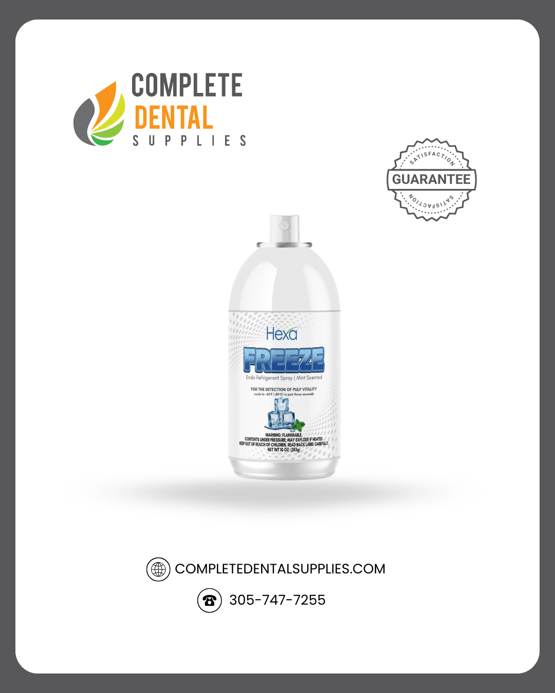 Endo FREEZE Refrigerant Spray Mint 10oz