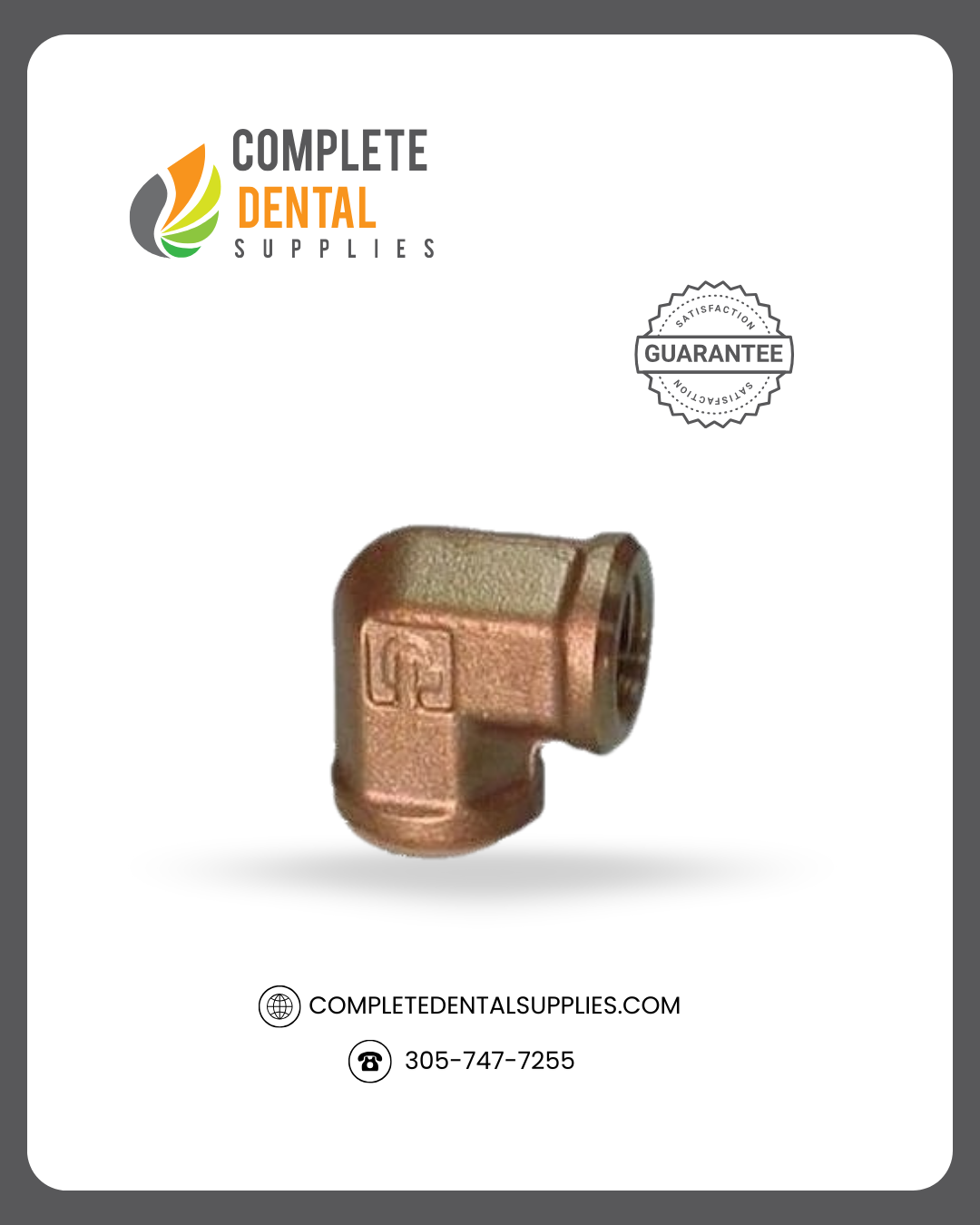 1/4" FPT 90 Degree Elbow, each.