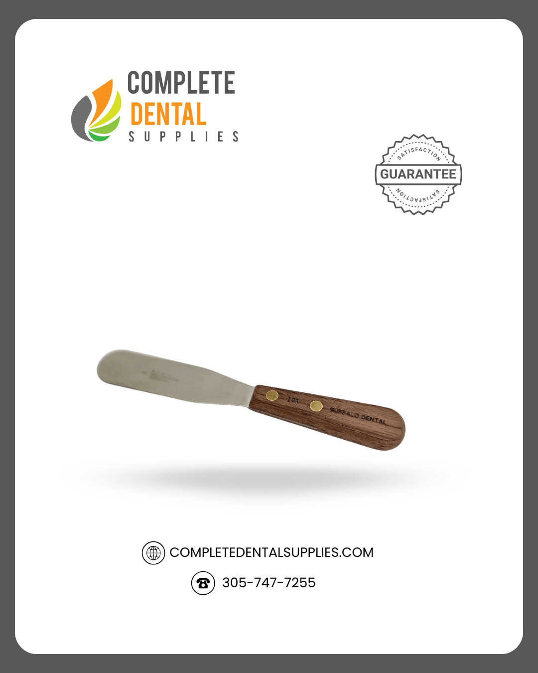 No.10R Spatula, 4 1/4" Extra-Stiff Blade