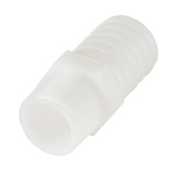 3/4" MPT x 3/4" Plastic Straight Male Barb Adapter – Individual.