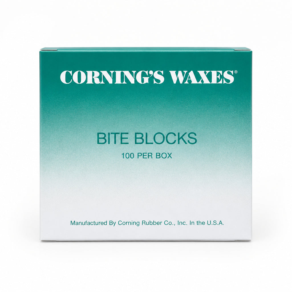 Corning Wax Bite Blocks, 100 U Shape / Box.