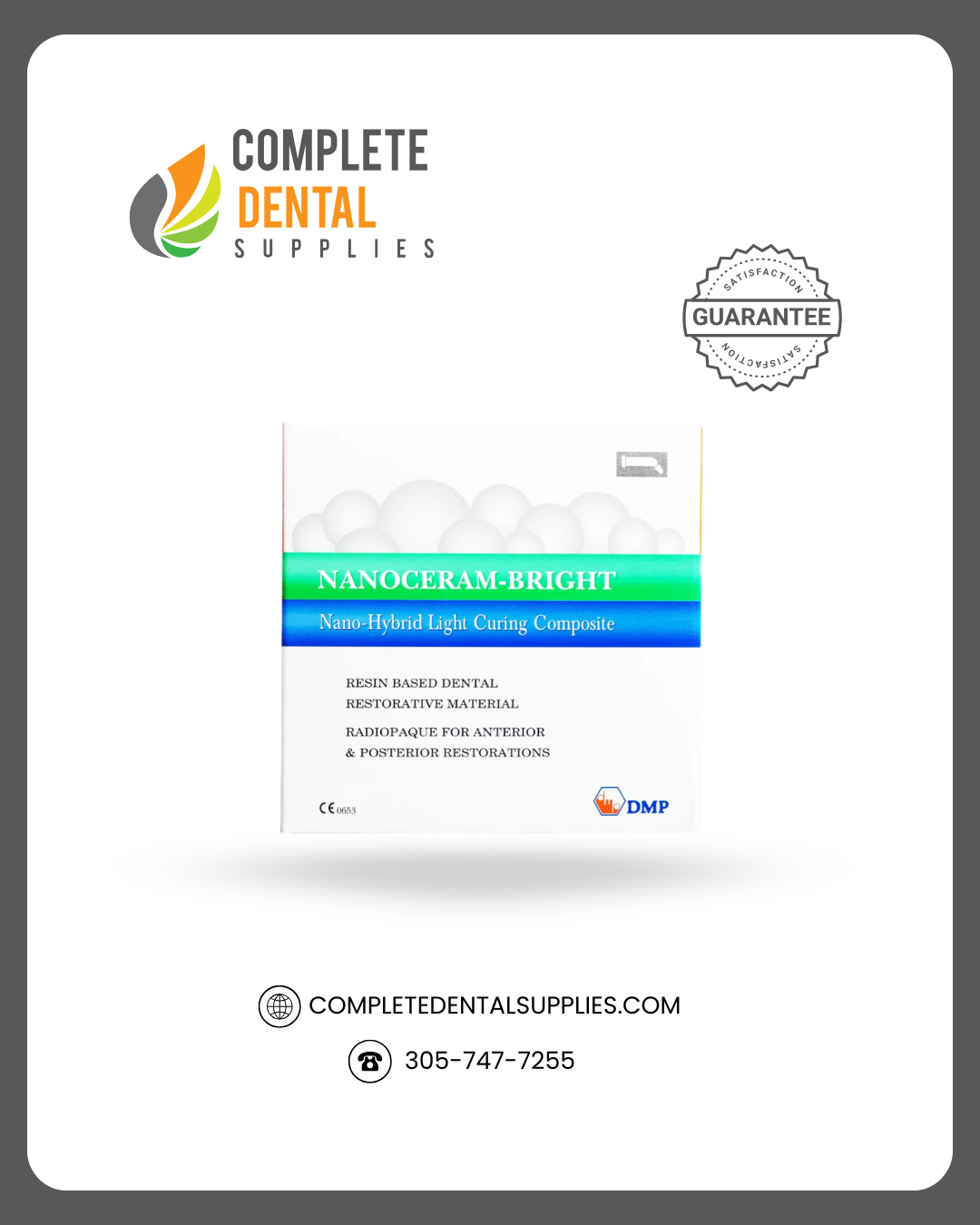 NANOCERAM-BRIGHT Composite A4, 0.25g capsules x 20/pk