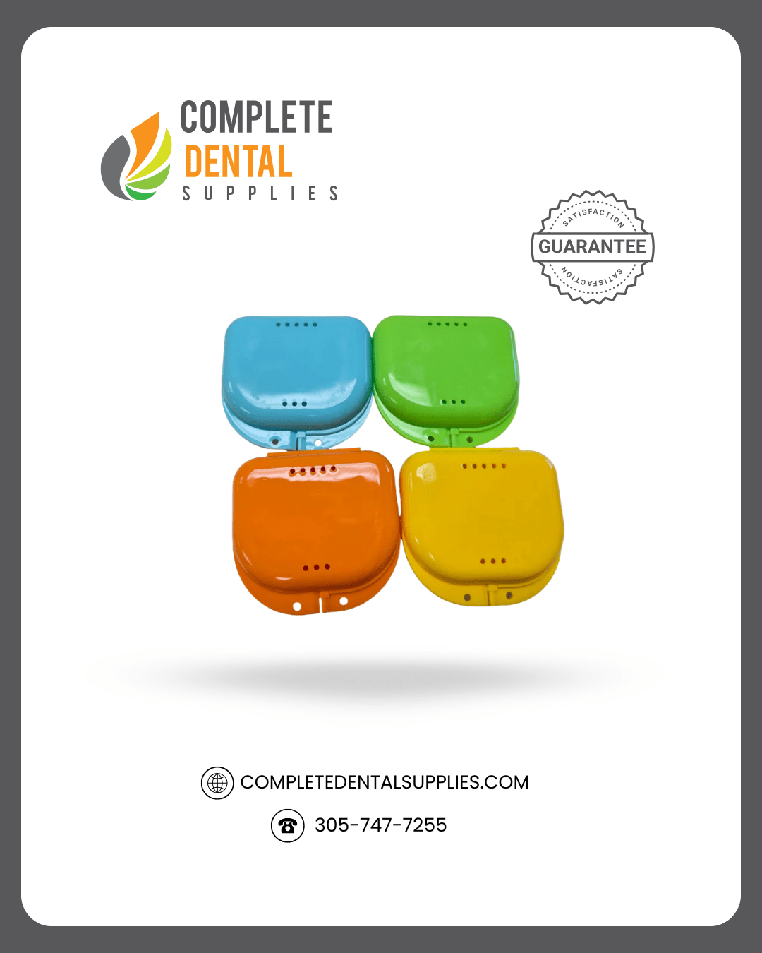 Retainer Boxes Assorted Color, 12pcs/pack.