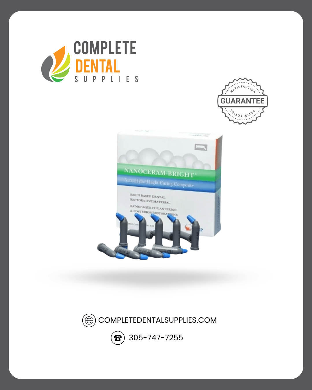 NANOCERAM-BRIGHT Composite A3.5, 0.25g capsules x 20/pk
