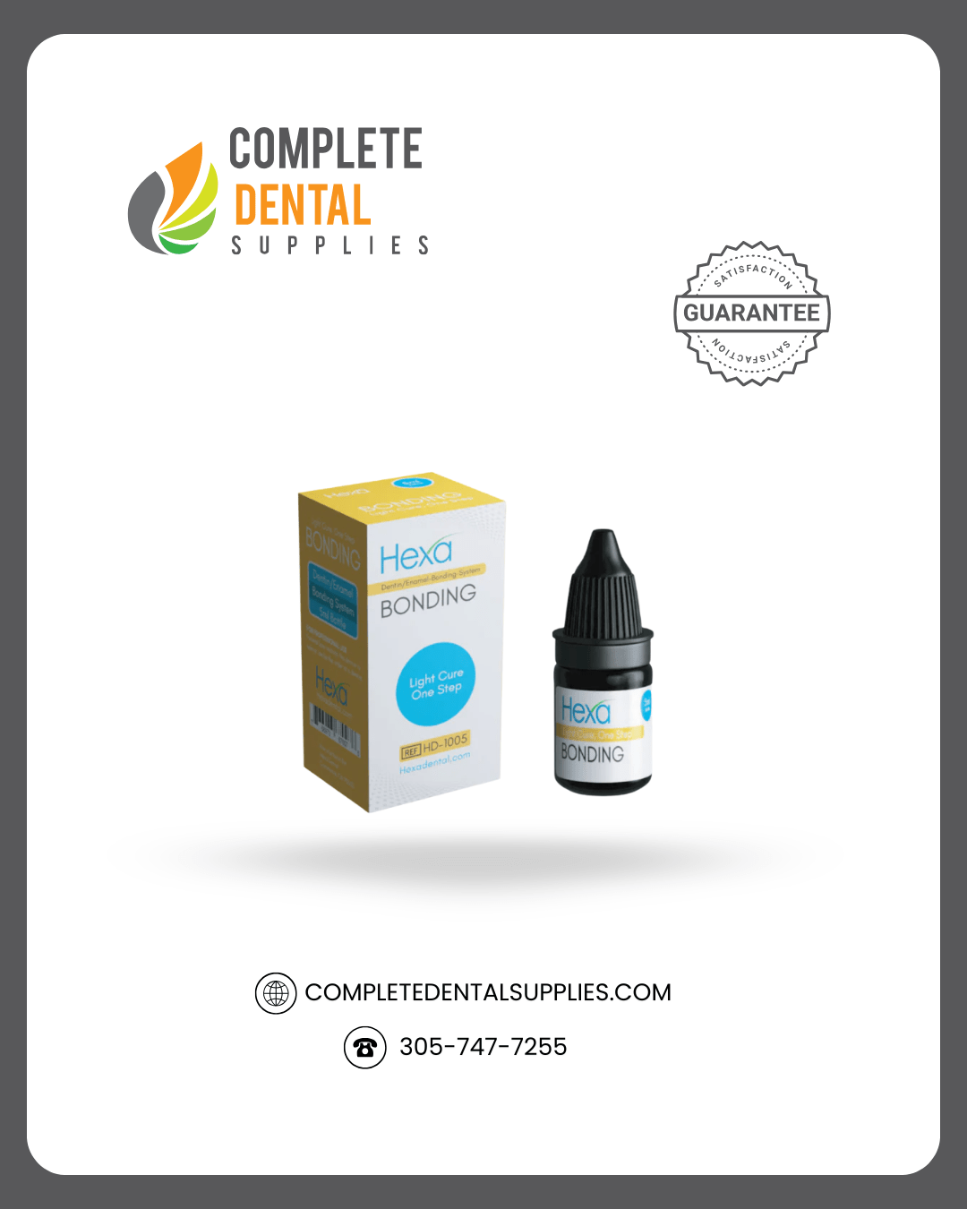 Bonding 1-Step Light cure, 1 x 5mL dropper bottle.