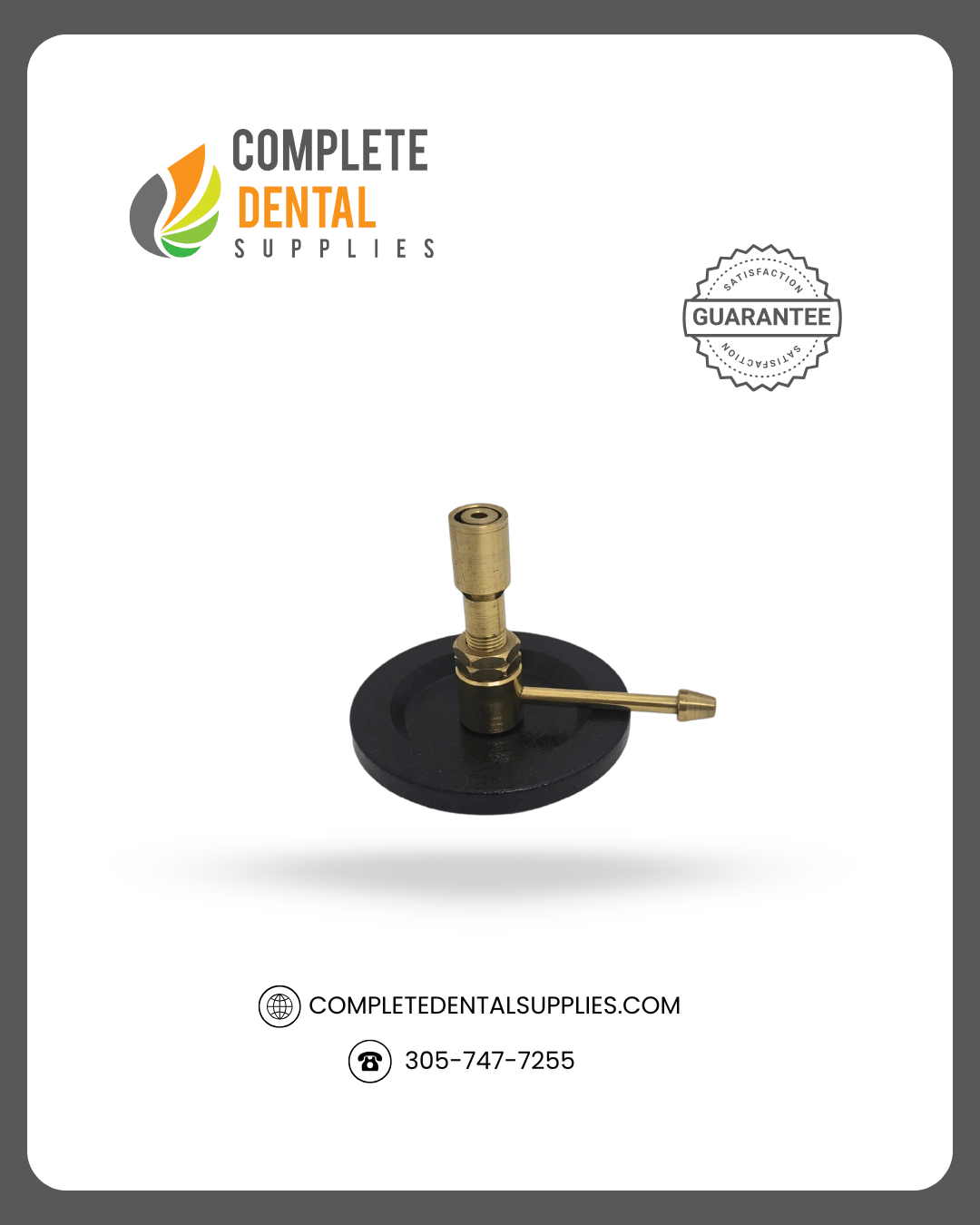 6NB Bunsen Burner. Designed for use with Natural Gas Only