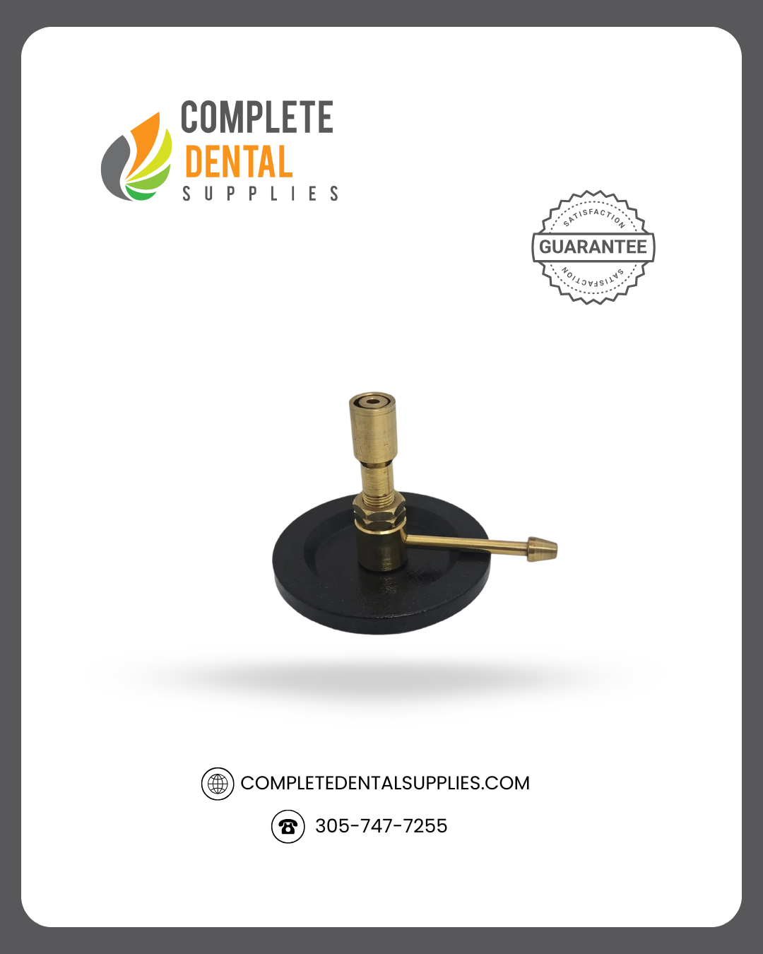 6NB Bunsen Burner. Designed for use with Natural Gas Only. each.