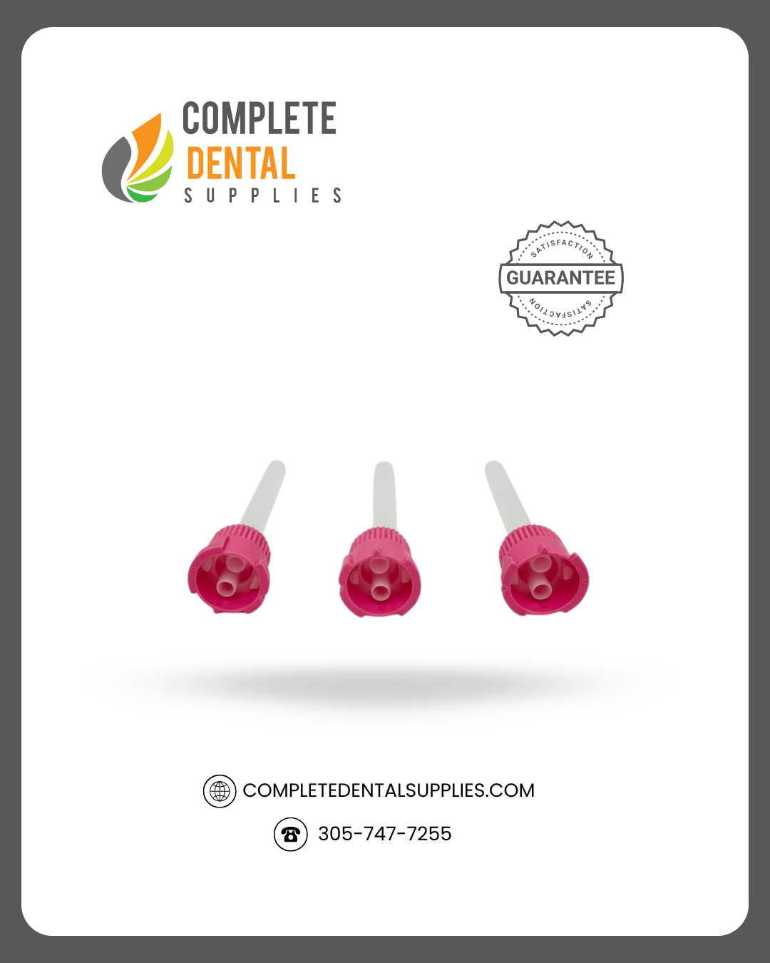 Mixpac Mixing Tip Pink, 5.4mm, Bag/48