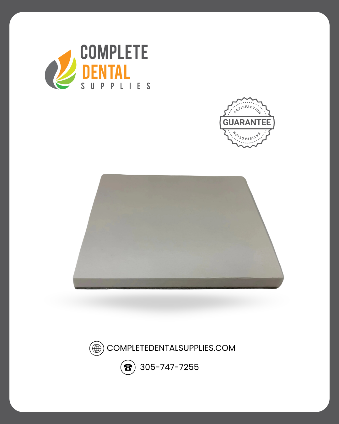 Close-up of Ehros Mixing Poly Pad non-skid mixing surface