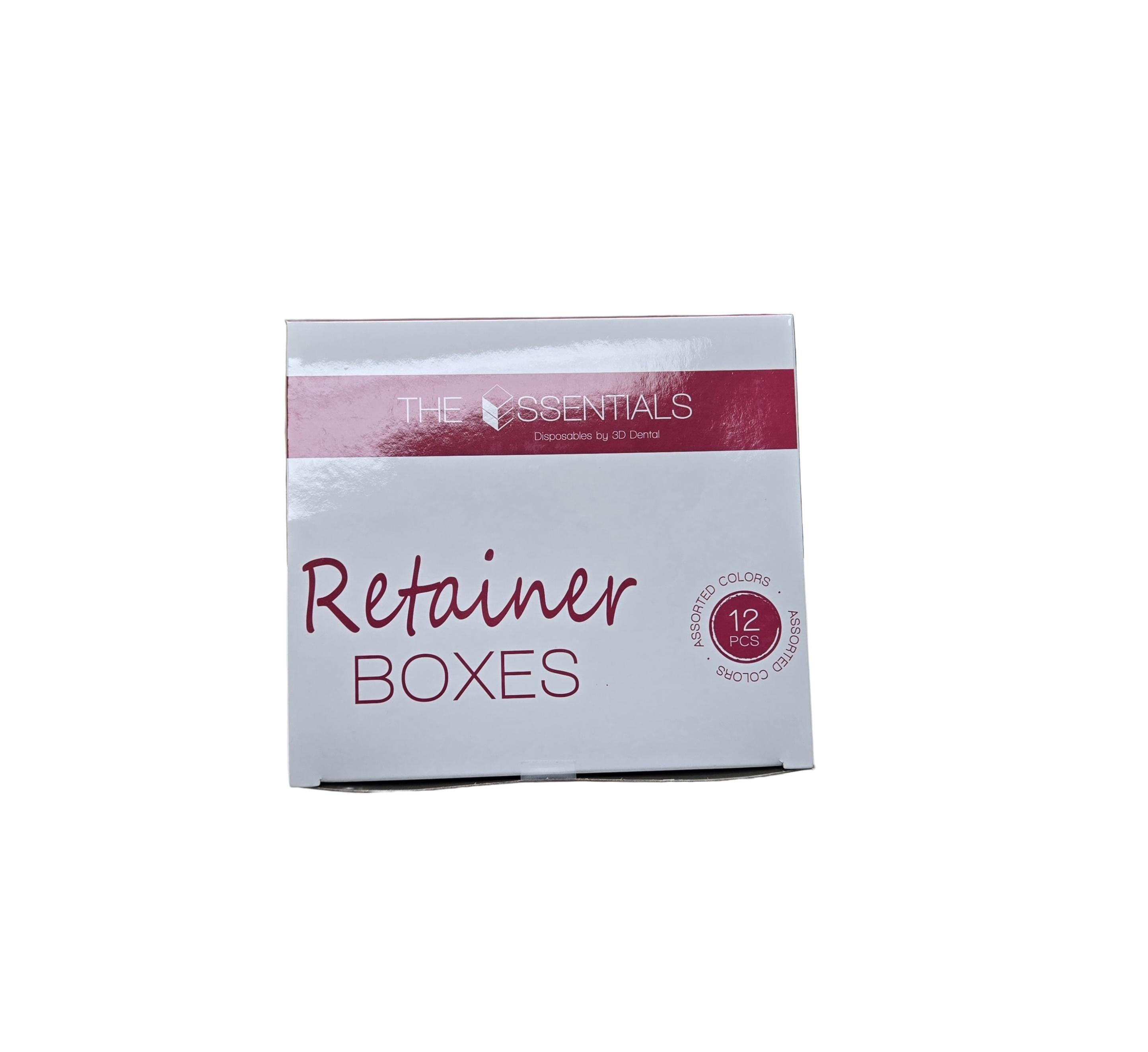 Retainer Boxes Assorted Color, 12/pk.