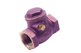 Brass Swing Check Valve, 3/4", each.