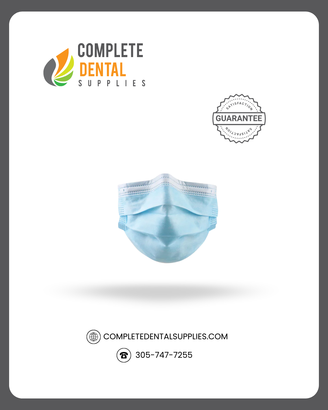 ASTM Level 2 Face Masks, Ear Loop, 3 Fold, 50pcs / Box.