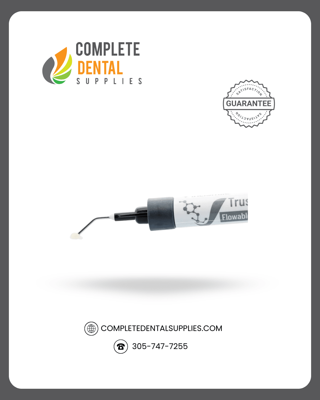 TrusFIL-Flow Flowable Composite Restorative, 2g*1 Syringe+10 Dispensing tips