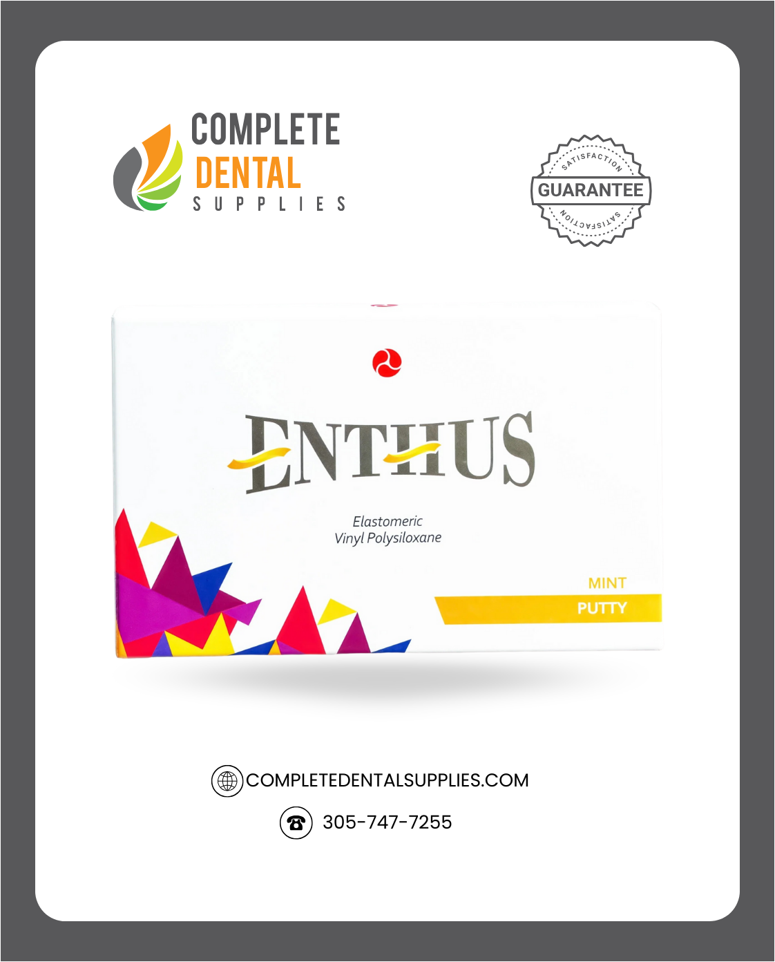 Enthus VPS Putty Regular Set - Spear Mint, 2 x 300ml Jars & 2 Scoops.