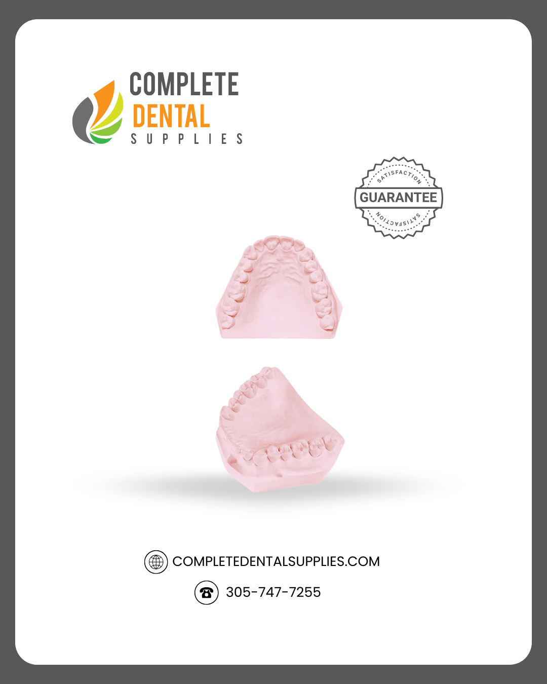 Express Set Die stone, Pink, Type IV, Setting time 60-90sec, 25 Lbs./box.