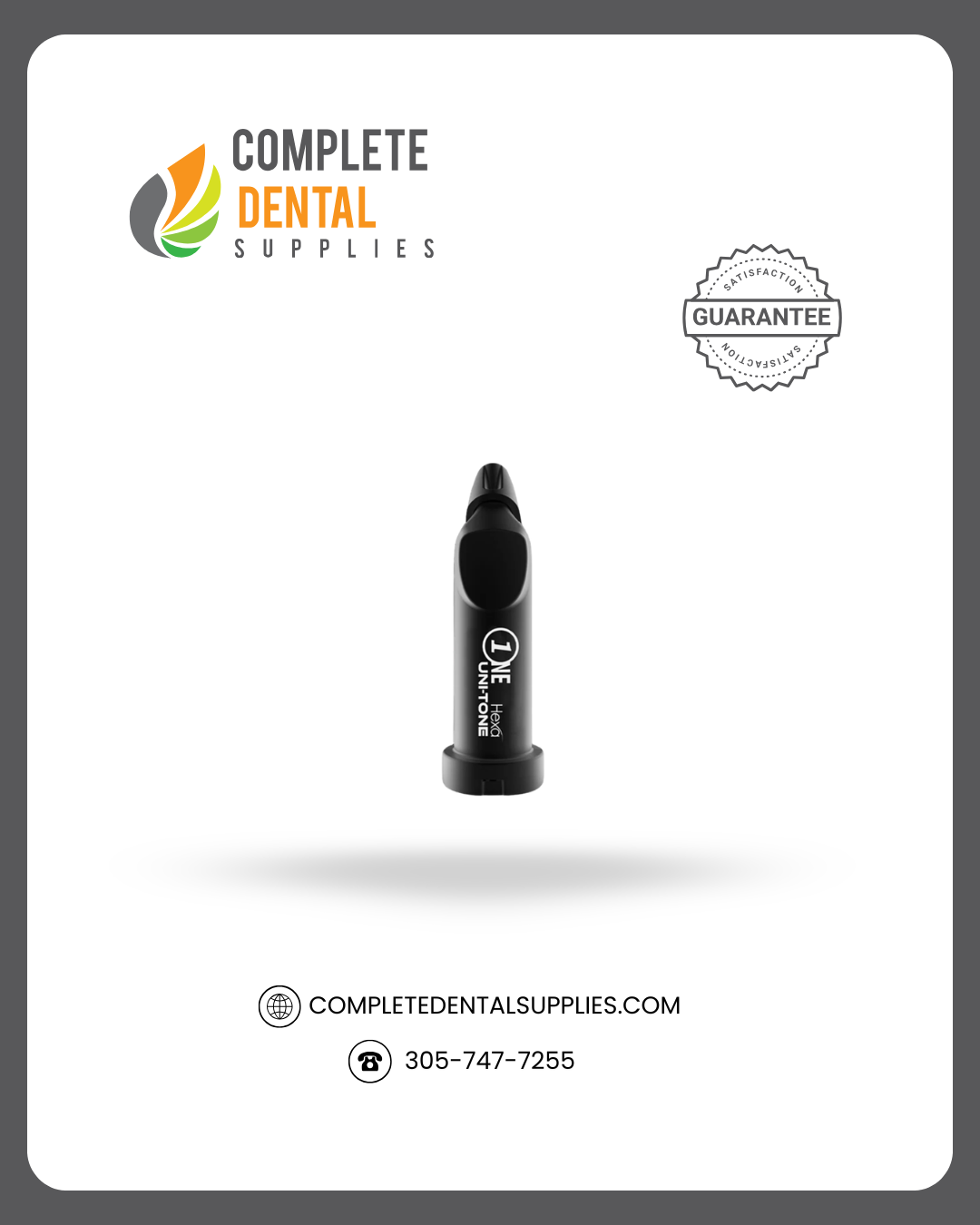 Uni-Tone One Shade Universal Composite 0.28gm X 20 Unidose Compules. Match range of tooth shades, from bleach to D4