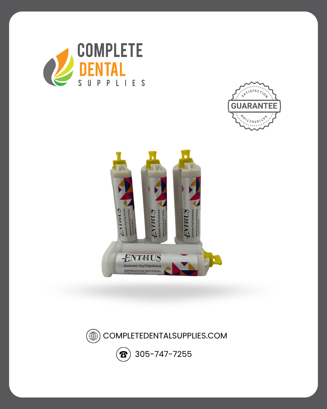 Enthus VPS Light Body Regular Set - Spearmint 4 x 50ml Cartriges.