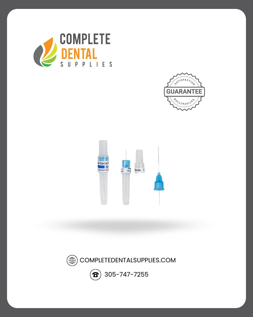 Disposable Dental Needles 30G / Short, 100 pcs / box.