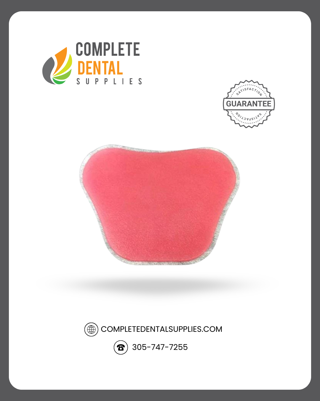 Light Cure Custom Tray Material, LC-PINK, 2.0 mm Thick, 50pcs/box.