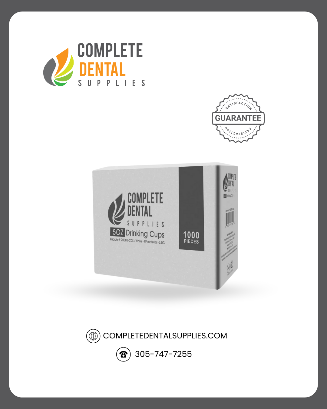 Drinking Cups, PP material, 5OZ, 3.0g, 20 bag / Case.