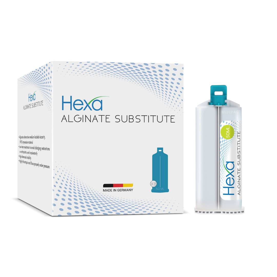 Hexa Alginate Substitite Impression Material, 50ml X 8 Cartridges/ Box.