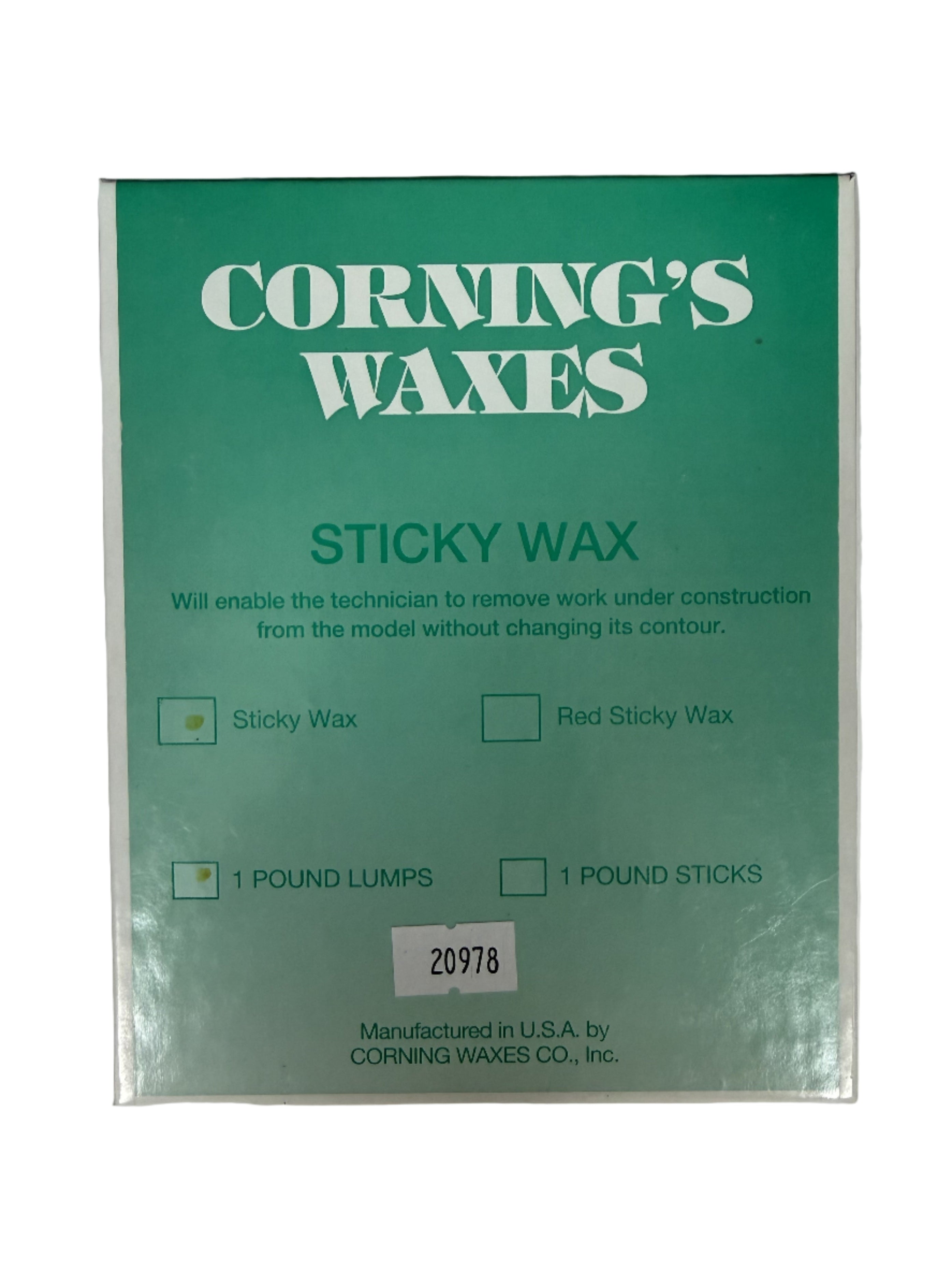 Sticky Wax 1 Pound Lumps.