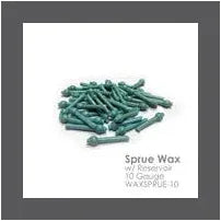 Casting Sprue Wax with Reservoir, 10 gauge.