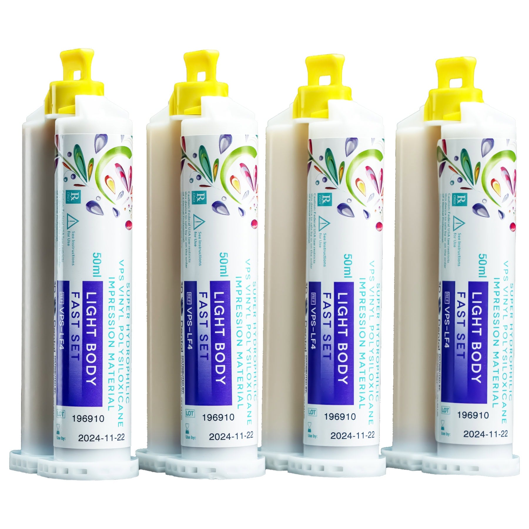 VPS Vinyl Polysiloxicane Impression Material 4/pk Light Body FS