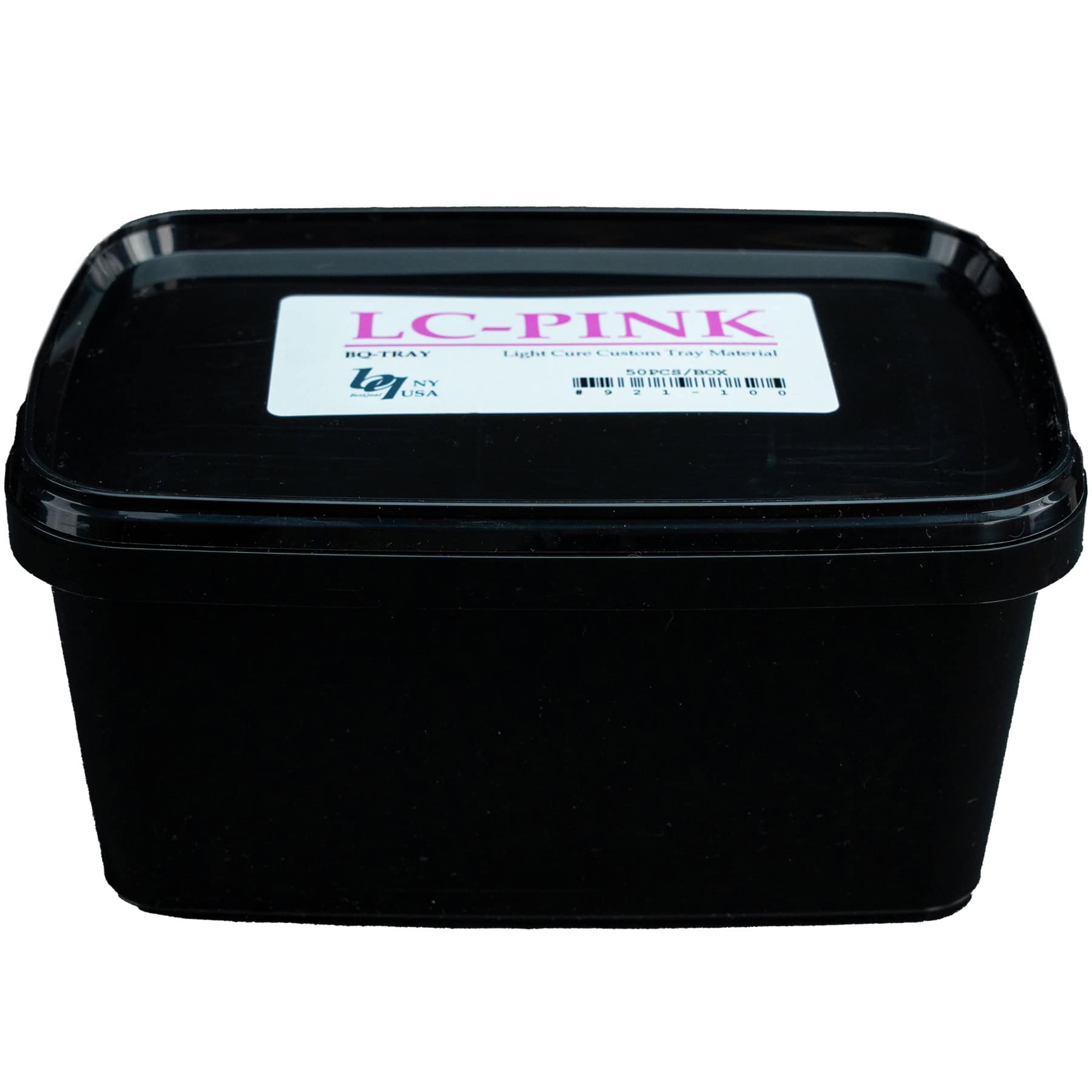 Light Cure Custom Tray Material, LC-PINK, 2.0 mm Thick, 50pcs/box.