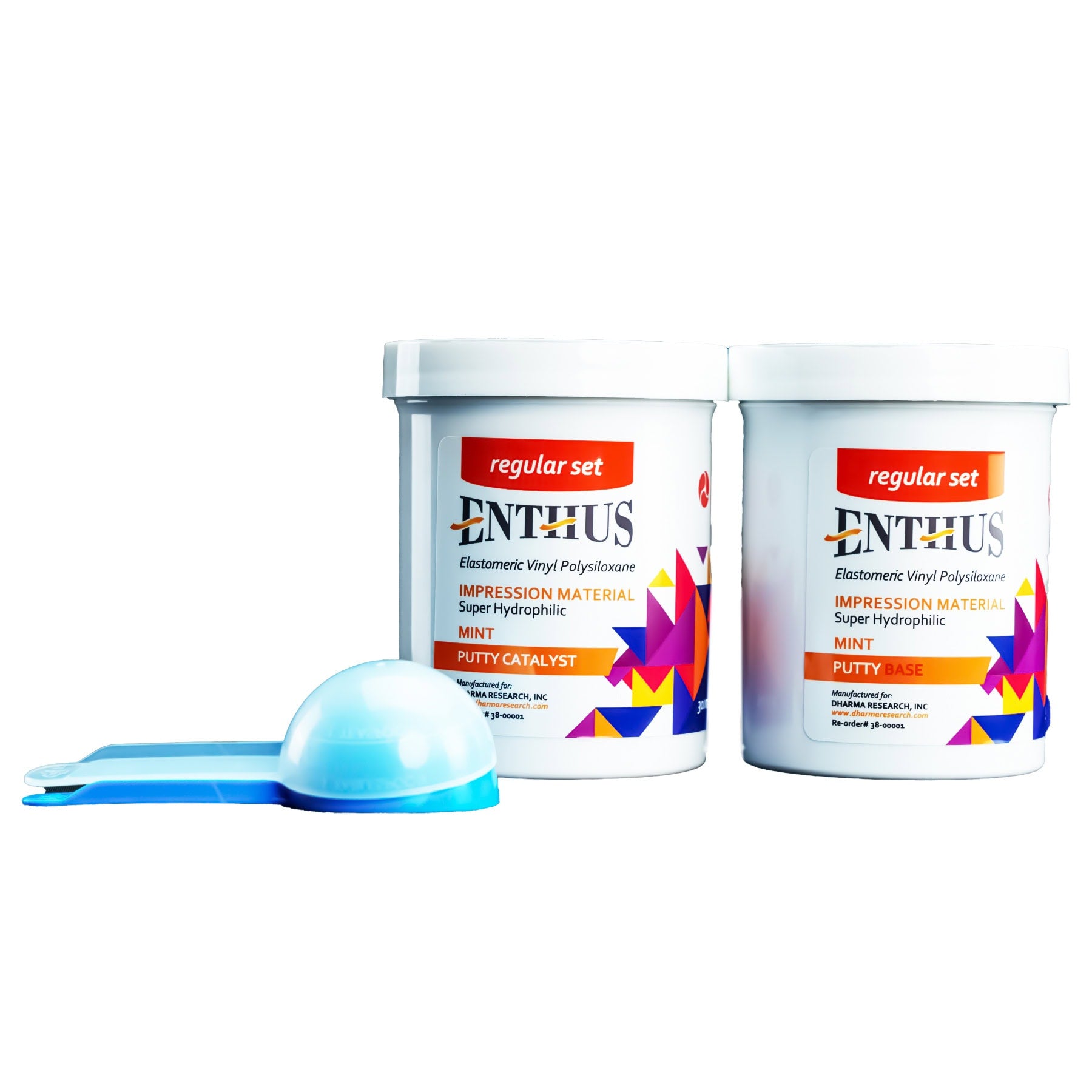 Enthus VPS Putty Regular Set - Spear Mint, 2 x 300ml Jars & 2 Scoops.