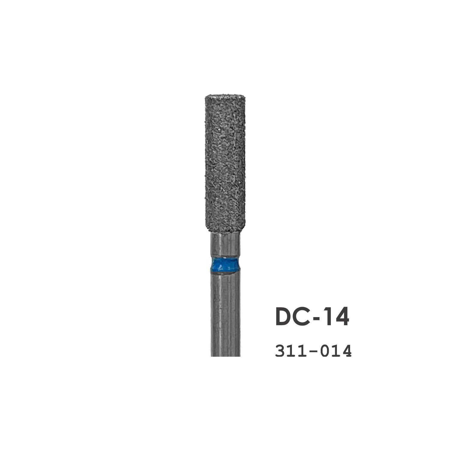 Diamond Coated Burs DC14, Cylinder, 10.40 x 3.00 mm, each.