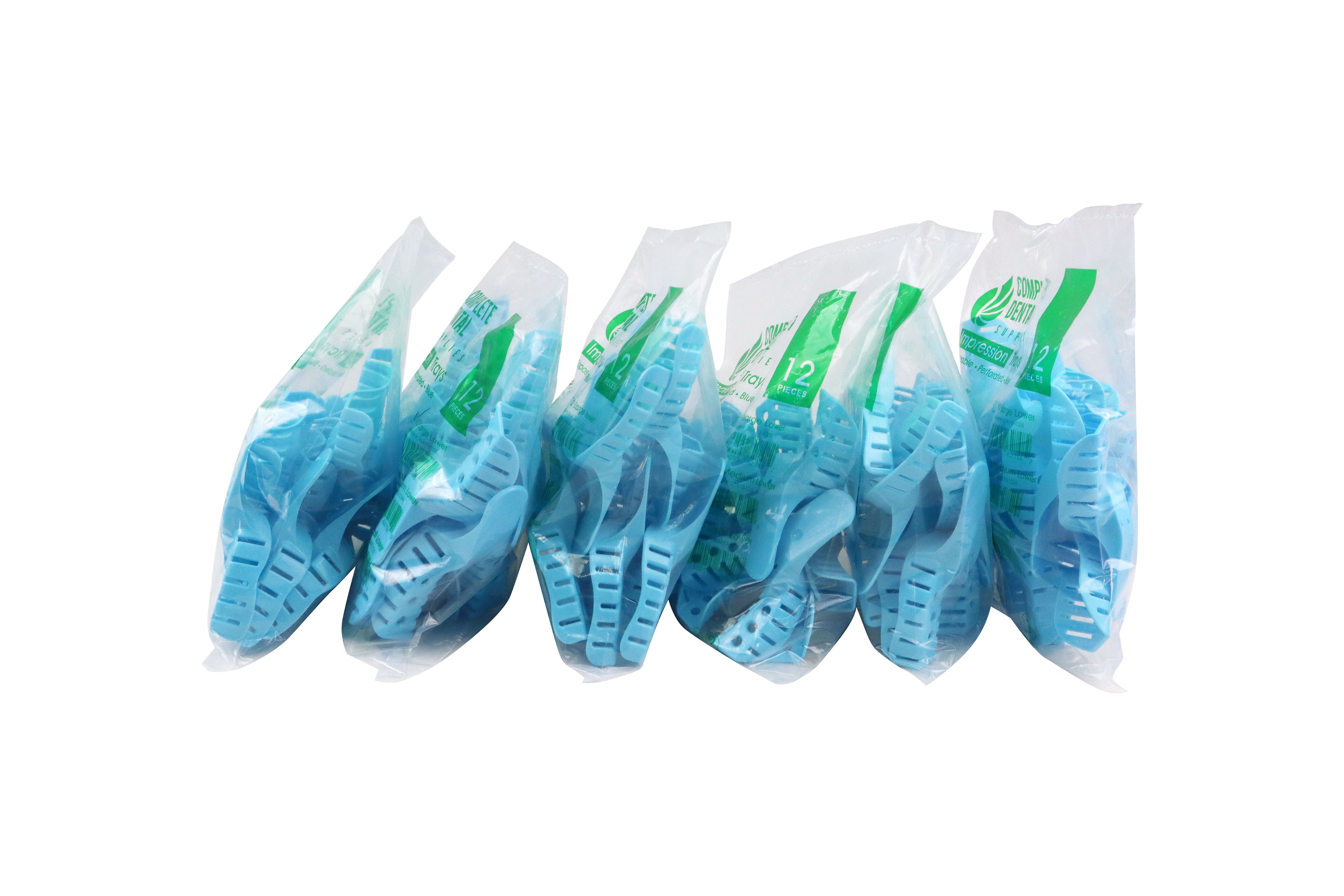 Disposable Impression Trays, Perforated # 5 Small Upper, 12 PCS / Bag.