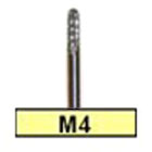 Lab Carbide Bur # M4 Round End, HP Shank 12.60 x 2.20mm