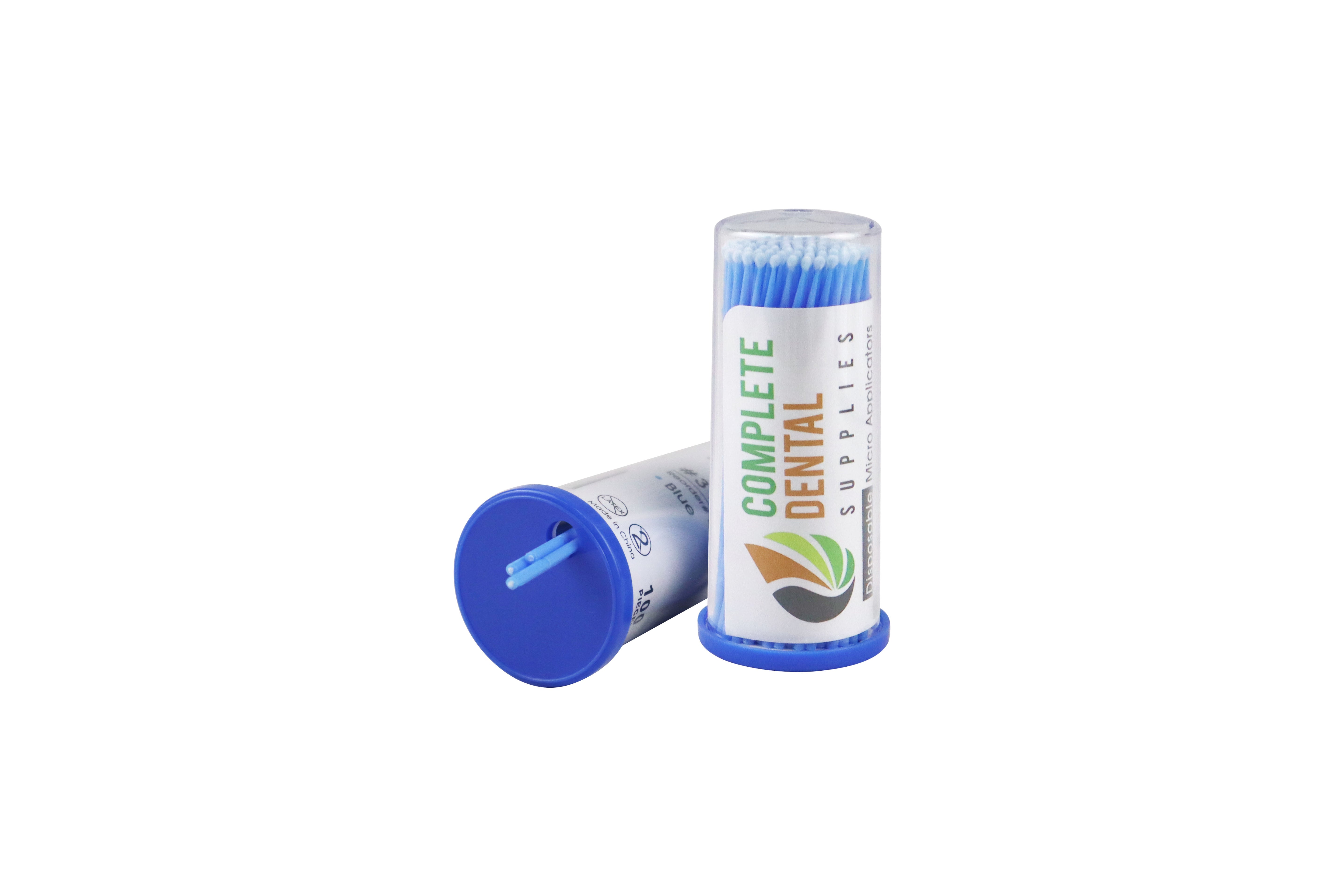 Micro Applicators, Plastic Canister Packaging, # 3, 100 pcs/tubes, 4 tubes/Box.